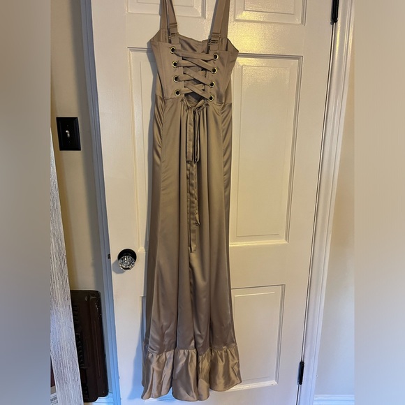Show Me Your MUMU - Clarissa Corset Dress in Show Me The Ring Luxe Satin - Picture 2 of 4